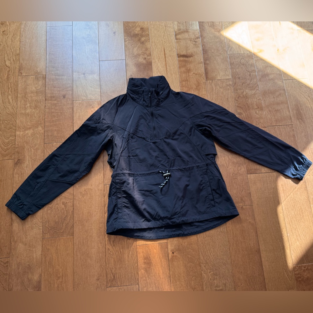 LULULEMON - Black Anorak Windbreaker Jacket